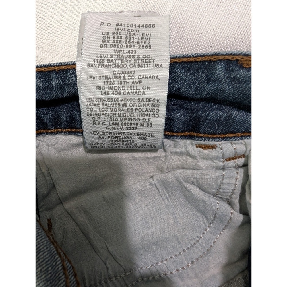 Levis 526 Jeans Womens Slender Bootcut Denim Flap Pocket Size 6S/C - Picture 13 of 13
